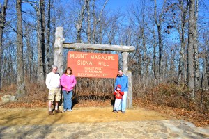 Signal Hill on Magazine Mountain, the highpoint of Arkansas