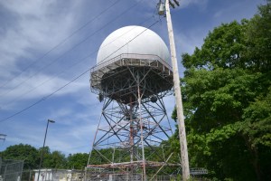 Radar that will be on your right on your way to the top of the mountain