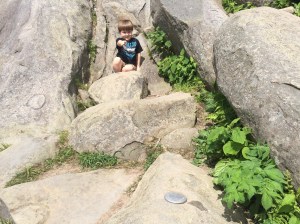 For some reason, they moved the highpoint marker from the top down to the start of the summi trail at Clingmans Dome