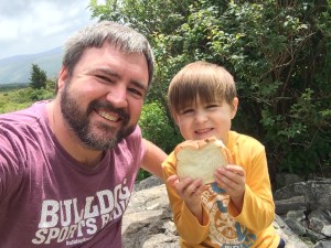 Grabbing some lunch along the way